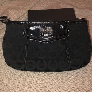 Coach large wristlet
